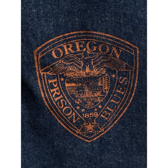 Oregon DOC Prison Blues Jeans Pants With Stamp Size Waist 30 Length 30 - Picture 3 of 4